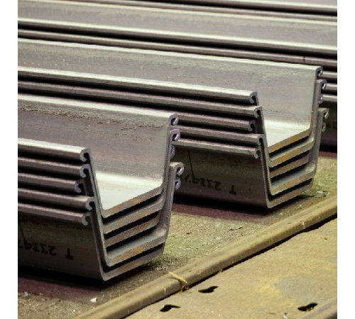 Шпунты Ларсена в Витебске для строительства и укрепления