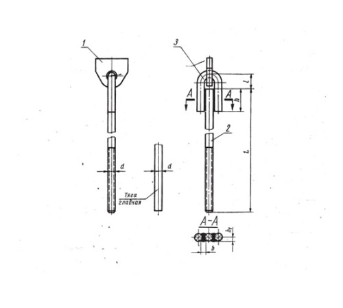 Проушины с тягой подвесок стальных трубопроводов в Витебске