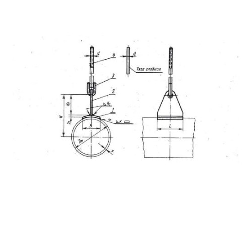 Блоки приварные с накладкой подвесок трубопроводов в Витебске