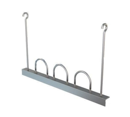 Подвески трех труб на опорном уголке в Витебске