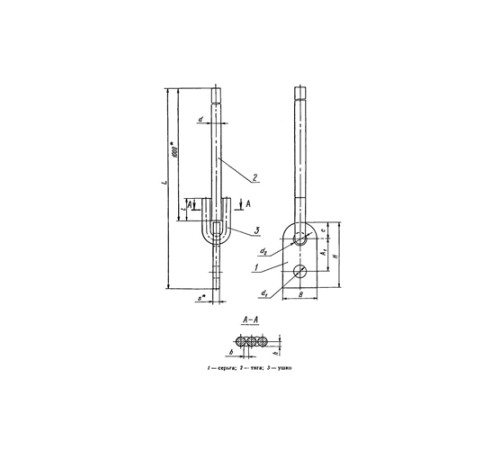 Тяги с серьгой для подвесок трубопроводов в Витебске
