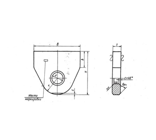 Проушины подвесок стальных трубопроводов в Витебске
