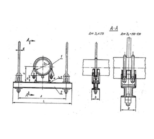 Блоки опорные хомутовые подвесок трубопроводов в Витебске