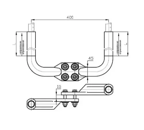 Аппаратные зажимы типа 2А4А в Витебске для ЛЭП