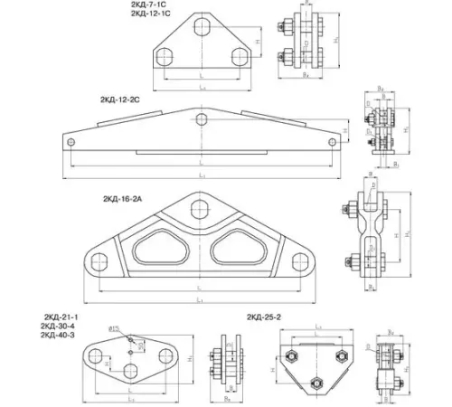 Коромысла типа 2К для ЛЭП в Витебске с доставкой по Беларуси