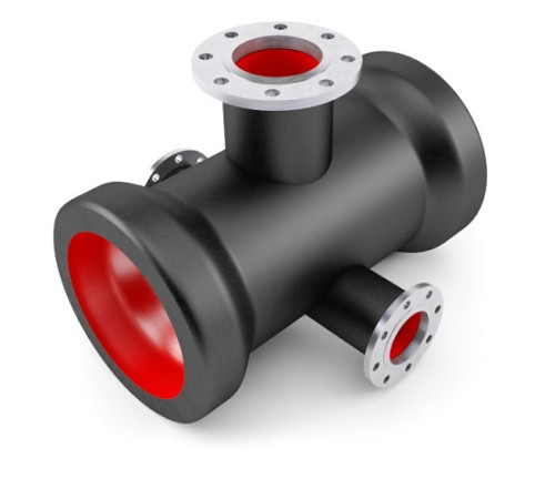 Кресты чугунные фланец-раструб с пожарной подставкой в Витебске