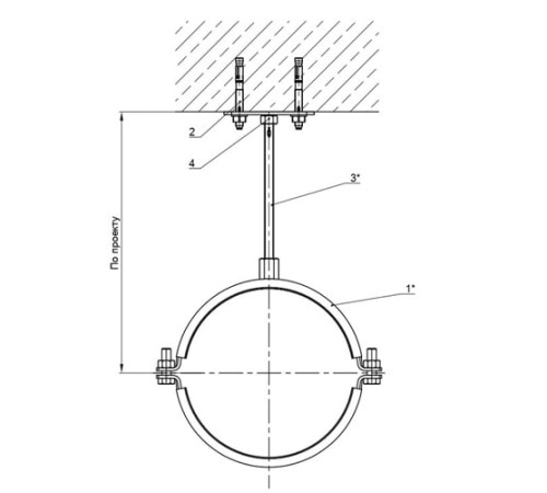 Крепления трубопроводов к перекрытию в Витебске для юрлиц