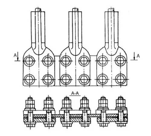 Аппаратные зажимы типа 3А4А в Витебске для ЛЭП