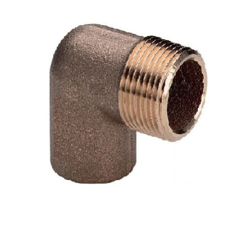 Медные угловые переходы с наружной резьбой в Витебске