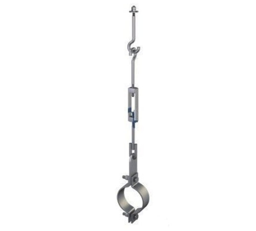 Подвески одной трубы на тяге в Витебске для трубопроводов