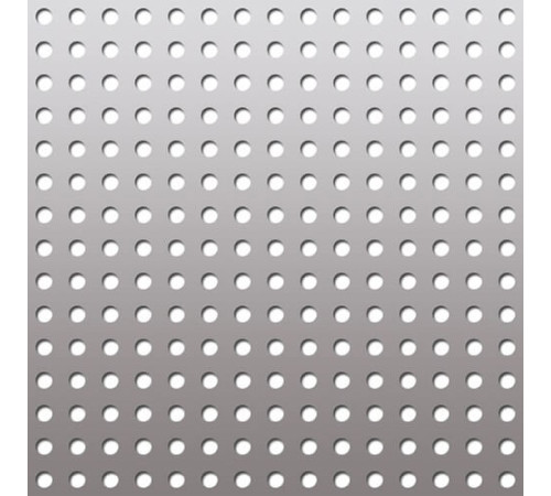 Перфорированные листы RV с круглыми отверстиями 1х2 м в Витебске