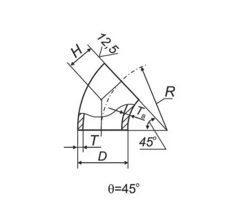 Отводы 45° в ВУС изоляции в Витебске с доставкой по Беларуси