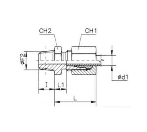 Штуцеры ввертные с конической резьбой TN93 в Витебске