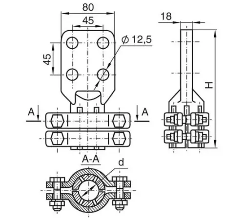 Аппаратные зажимы АШМ в Витебске для ЛЭП