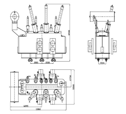 Силовые автотрансформаторы 220-500 кВ в Витебске