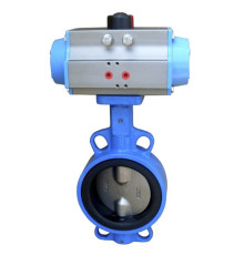 Затворы дисковые с пневмоприводом