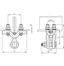 Узлы крепления типа КГ