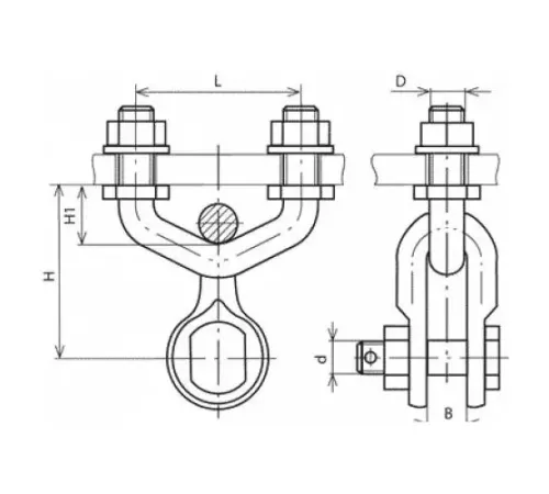 Узлы крепления типа КГП для ЛЭП в Витебске