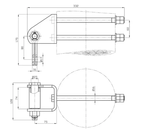 Узлы крепления КГТ-7-1 в Витебске для ЛЭП