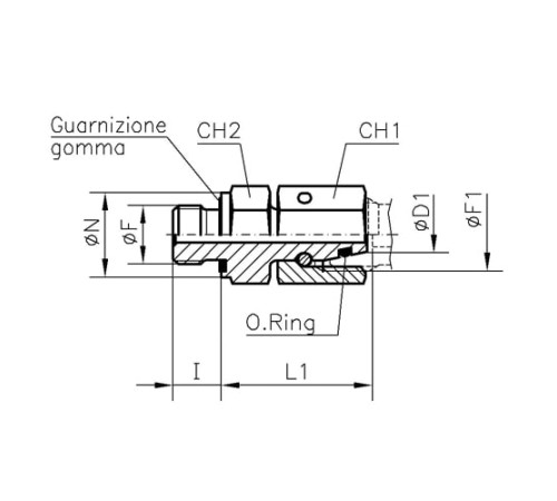 Штуцеры ввертные с уплотнением TN426 M в Витебске