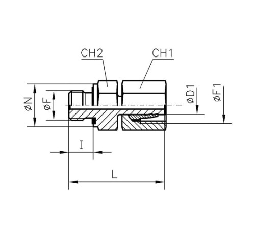 Штуцеры ввертные с уплотнением TN126 GG-M в Витебске