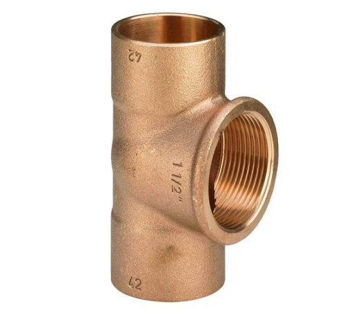 Медные резьбовые тройники в Витебске для трубопроводов