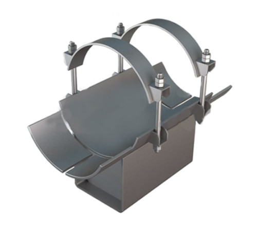 Неподвижные бугельные хомутовые опоры в Витебске