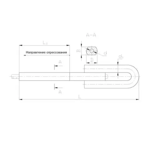 Натяжные прессуемые зажимы типа НС в Витебске