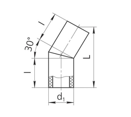 Оболочки на теплоизоляционные отводы 30° в Витебске