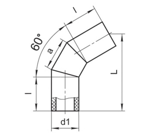 Оболочки на теплоизоляционные отводы 60° в Витебске