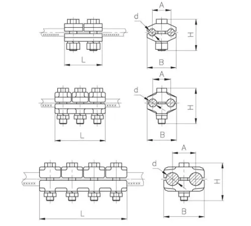 Плашечные зажимы типа ПА для ЛЭП в Витебске