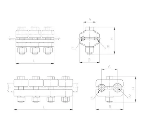 Плашечные зажимы типа ПАМ в Витебске и Беларуси