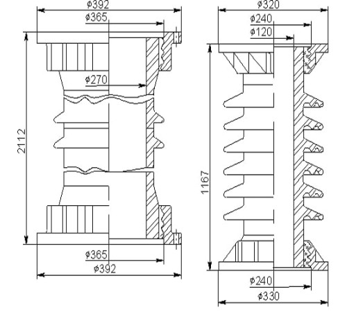 Покрышки для воздушных выключателей 150 кВ в Витебске