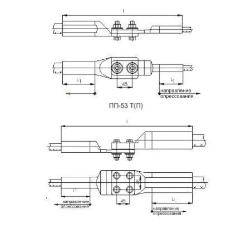 Переходные зажимы типа ПП в Витебске для юрлиц