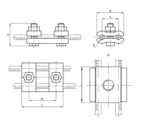 Плашечные зажимы типа ПС для ЛЭП в Витебске