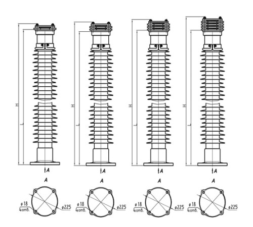 Шинные опоры ШО 110-132 кВ в Витебске для юрлиц