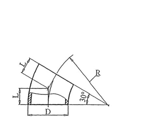 Теплоизоляционные отводы 30 градусов в Витебске