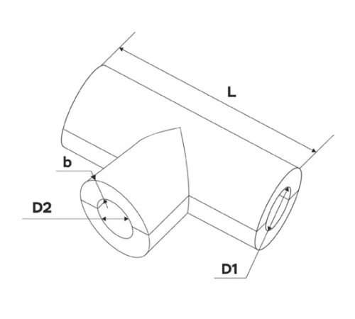 Теплоизоляционные равнопроходные тройки в Витебске
