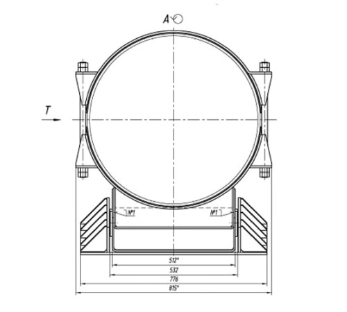 Опоры ТПР.08.13.00.000 в Витебске для трубопроводов