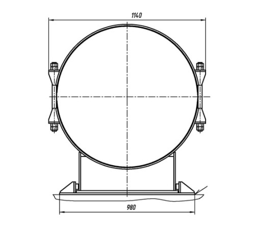 Опоры ТПР.14.05.00.000 в Витебске для трубопроводов