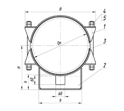 Опоры ТПР.14.45.00.000 в Витебске для трубопроводов