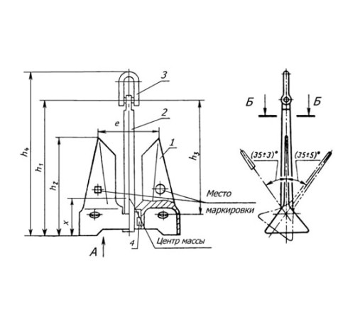 Якоря повышенной держащей силы в Витебске для судостроения